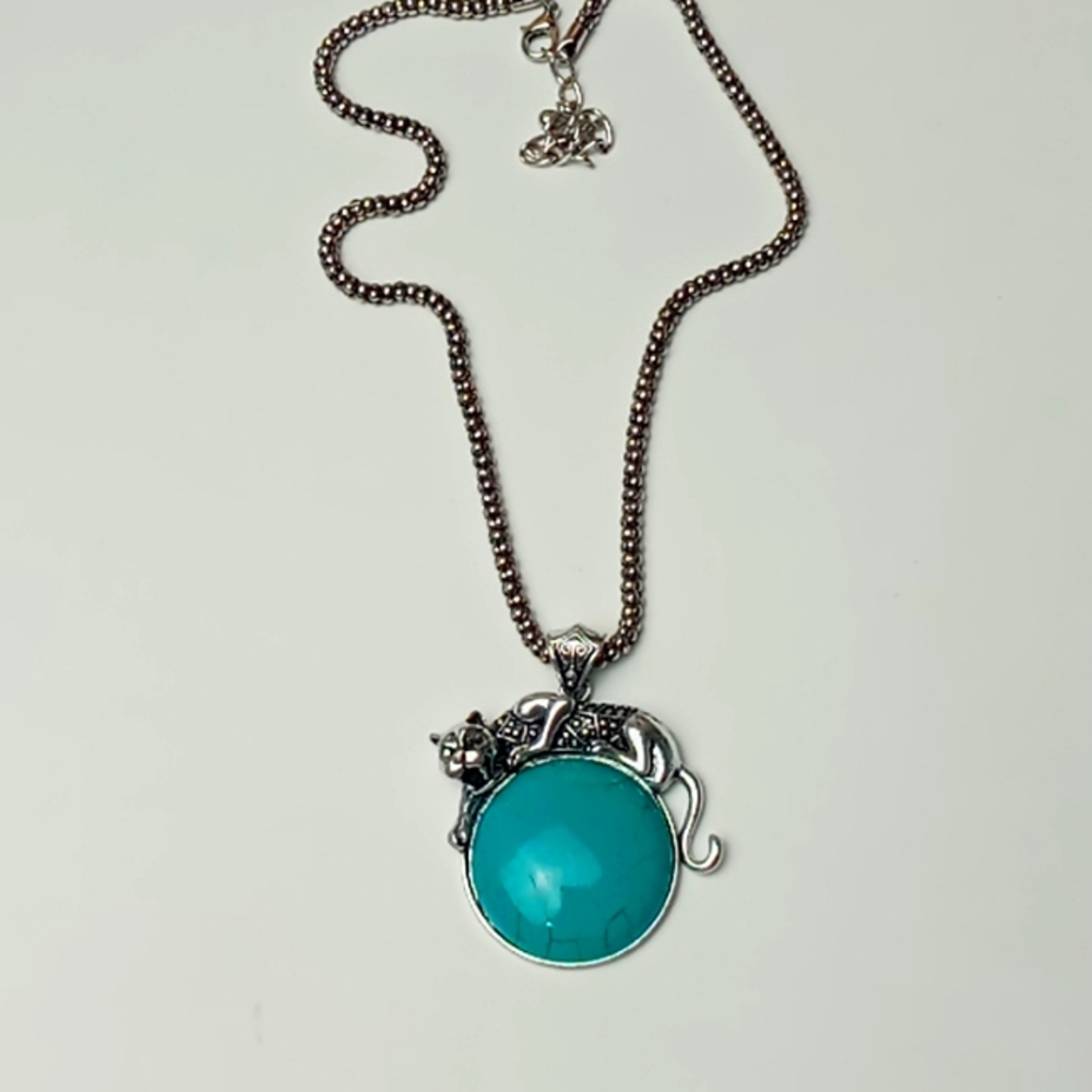 Jaguar turquoise Necklace